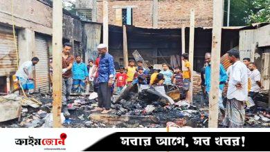 মাদারীপুরে ৮ ব্যবসাপ্রতিষ্ঠান পুড়ে কোটি টাকার ক্ষতি