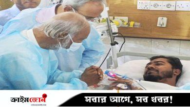নুরকে দেখতে হাসপাতালে বিএনপি নেতা আব্দুল মঈন খান