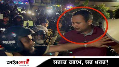 সেই মেরুন টিশার্ট পরা হামলাকারীর পরিচয় জানালেন প্রেস সচিব