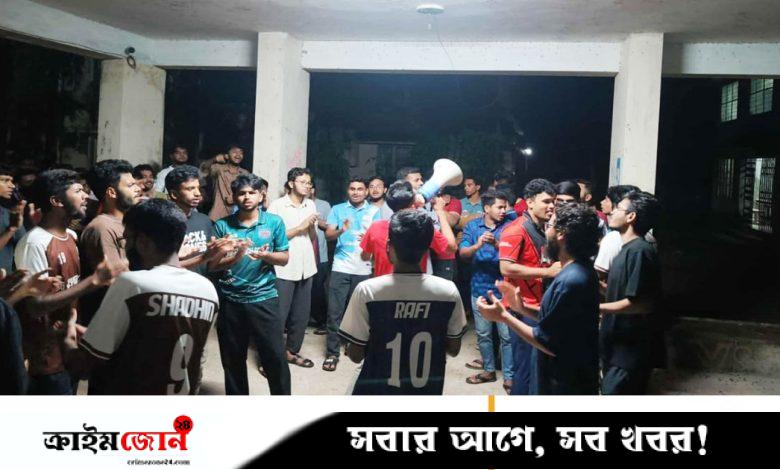 কম্বাইন্ড ডিগ্রির দাবিতে পবিপ্রবি বরিশাল ক্যাম্পাসে ‘কমপ্লিট শাটডাউন’