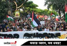 ভেনিস চলচ্চিত্র উৎসবে ইসরায়েলের বিরুদ্ধে হাজারো মানুষের বিক্ষোভ