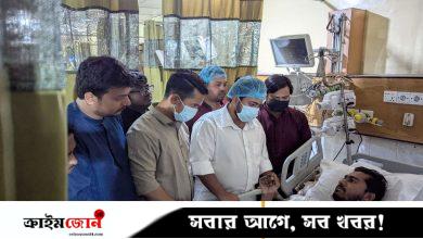 এয়ারপোর্ট থেকে নুরকে দেখতে হাসপাতালে এনসিপি নেতারা