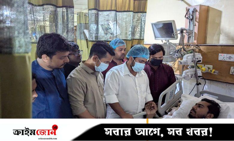 এয়ারপোর্ট থেকে নুরকে দেখতে হাসপাতালে এনসিপি নেতারা