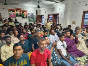 বরিশালে তরুণদলের প্রতিষ্ঠাবার্ষিকী ও জেলা কমিটির আলোচনা সভা
