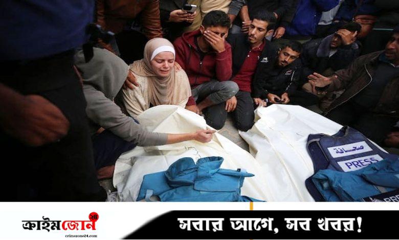 গাজায় এখন পর্যন্ত ২৪৮ সংবাদকর্মীকে হত্যা করেছে ইসরায়েল