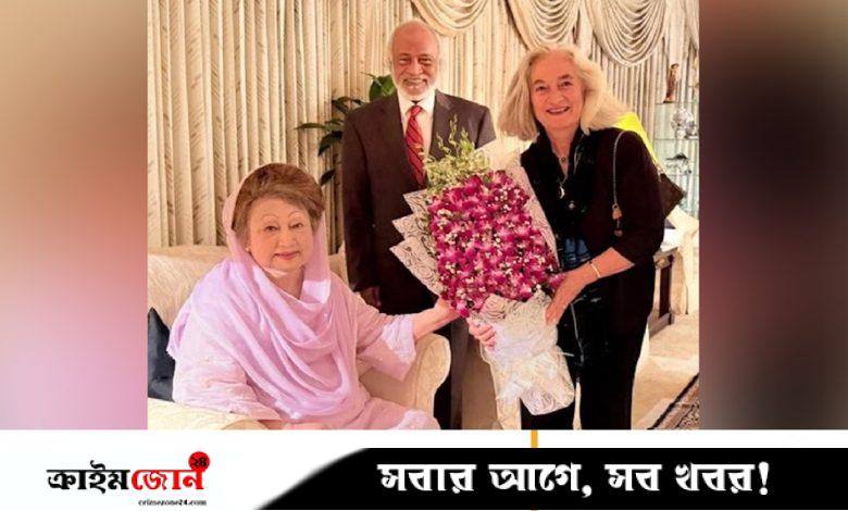 খালেদা জিয়ার সঙ্গে ফ্রান্সের বিদায়ী রাষ্ট্রদূতের সাক্ষাৎ