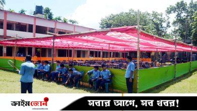 ক্লাস-পরীক্ষার সময় স্কুলে বিএনপি নেতার ভূরিভোজ