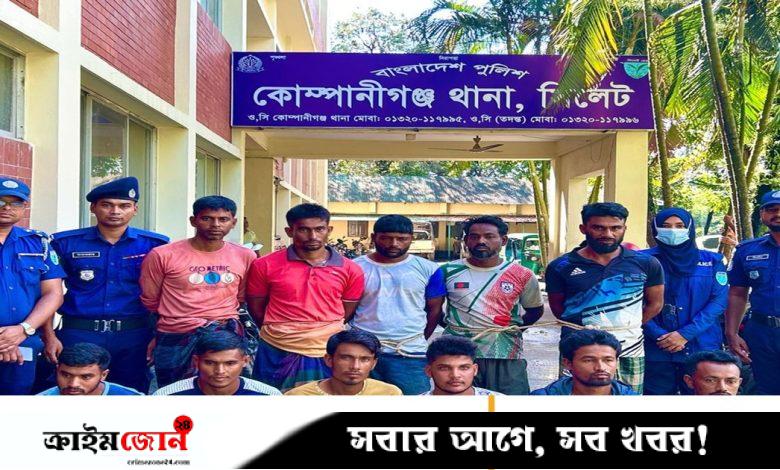 ধলাই সেতুর নিচ থেকে বালু লুট, ১১ জনের কারাদণ্ড