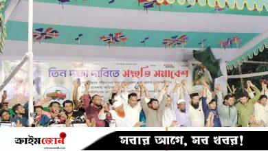 জাতীয় পার্টি ও ১৪ দলের সাংগঠনিক কার্যক্রম নিষিদ্ধের দাবি