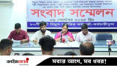 চার দফা দাবিতে অনির্দিষ্টকালের গণছুটির ঘোষণা পল্লী বিদ্যুতের কর্মচারীরা