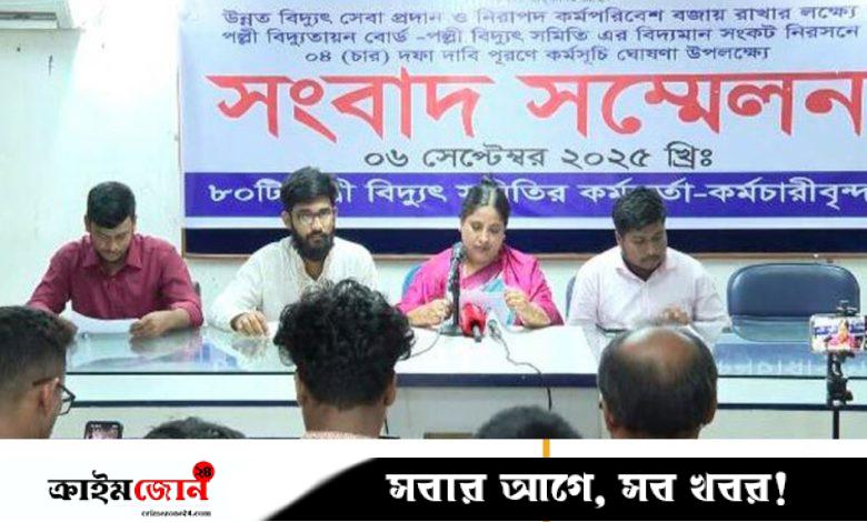 চার দফা দাবিতে অনির্দিষ্টকালের গণছুটির ঘোষণা পল্লী বিদ্যুতের কর্মচারীরা