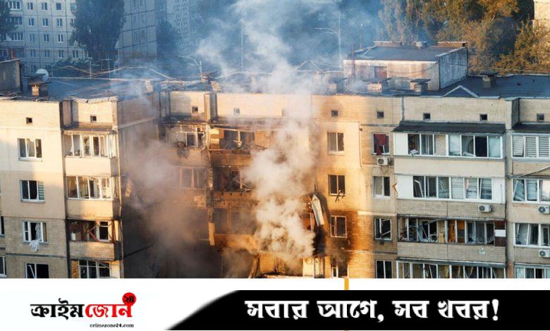 ৮ শতাধিক ড্রোন দিয়ে ইউক্রেনে রাশিয়ার হামলা, পুড়ে গেছে প্রধান প্রশাসনিক ভবন