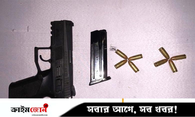রাজধানীতে পুলিশের লুট হওয়া পিস্তল উদ্ধার, গ্রেপ্তার ১