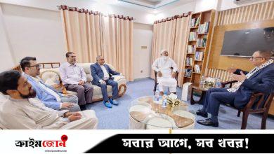 জামায়াত আমিরের সঙ্গে ফিলিস্তিনি রাষ্ট্রদূতের সাক্ষাৎ