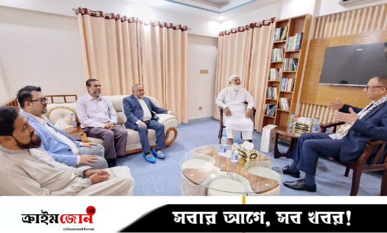 জামায়াত আমিরের সঙ্গে ফিলিস্তিনি রাষ্ট্রদূতের সাক্ষাৎ